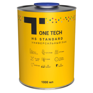 T1-CL0024-100/Лак акриловый ONE TECH HS QUICK CLEAR (1000мл)