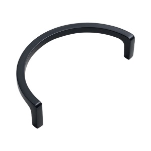 SY4701 0128 AL6 Ручка-скоба 128мм, отделка черный матовый