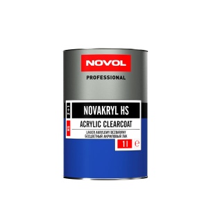 Бесцветный акриловый лак Novakryl HS 2+1 1,0л. 38043