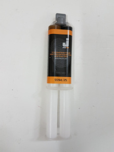 Клей Jeta Plast 2K JETAPRO, ремонтный для пластика, 1 мин., черный 0,025кг