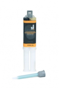 Клей Jeta Plast 2K JETAPRO, ремонтный для пластика, 5 мин., черный 0,05кг