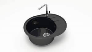 Мойка глян. из икс.камня Z28Q4 (черный)