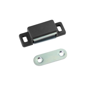 Магнит мебельный черный