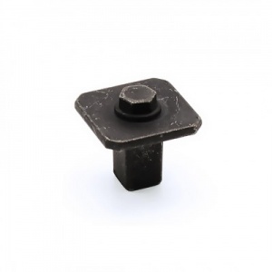 Ручка-кнопка Kentucky 19.4121.53 чугун, 27х27, Metakor