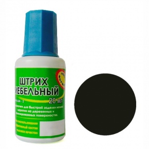 Штрих мебельный, цвет ВЕНГЕ ТЁМНЫЙ (шт.)