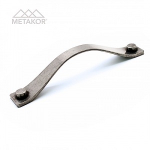 Ручка-скоба Castle 19.4112.58 глянцевое олово, 160/183, Metakor