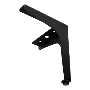 08ZS-150-BL Ножка 150 мм мат черный