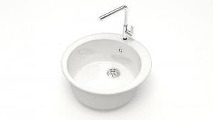 Мойка глян. из икс.камня Z510Q1 (белый лёд)