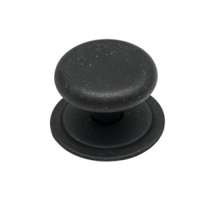 Ручка-кнопка Aruba 13.4144.53 чугун, D40/H29, с основанием, Metakor