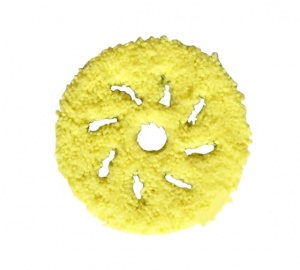 9.BF150FM/1K/ Полировальный диск из микрофибры (тонкий) желтый 130/150мм