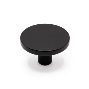 Ручка-кнопка COMO BIG, 0168041ZM2, матовый черный, D41 мм, Viefe