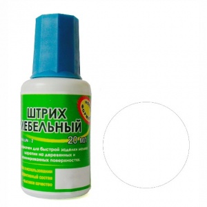 Штрих мебельный, цвет БЕЛЫЙ (шт.)