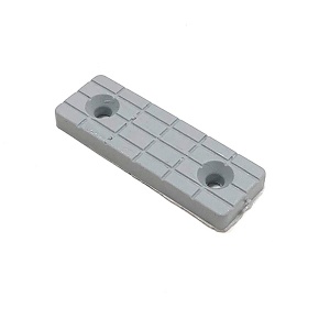 MIL017 Подпятники пластм серый