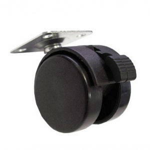 Ролик меб. д 50мм черный (400) UP