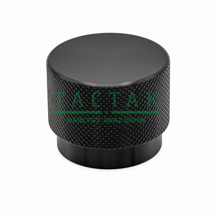 Ручка кнопка GRAF BIG , 0486038L30, черный .D38 мм, Viefe