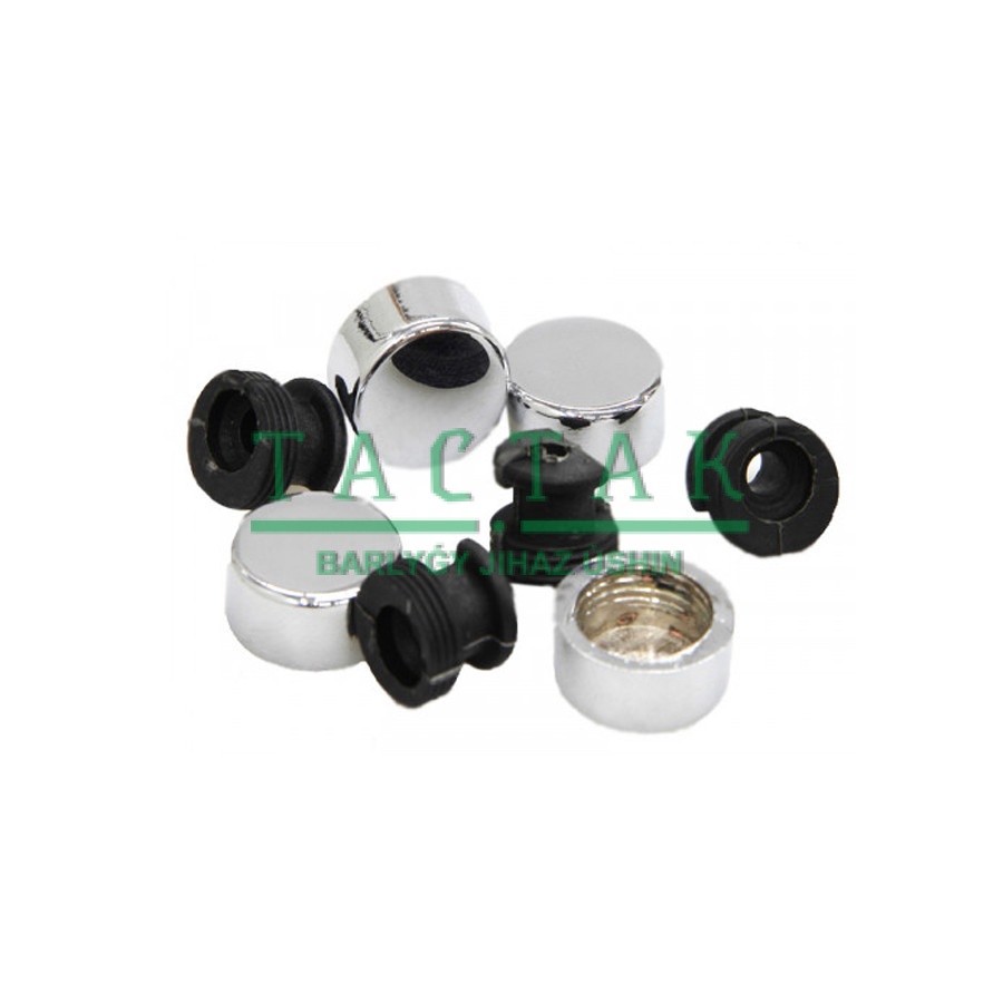 101Зеркалодержатель хром (в комплекте 4шт)