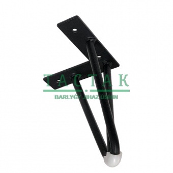 08F3-10-150BL Ножка 150 мм черный