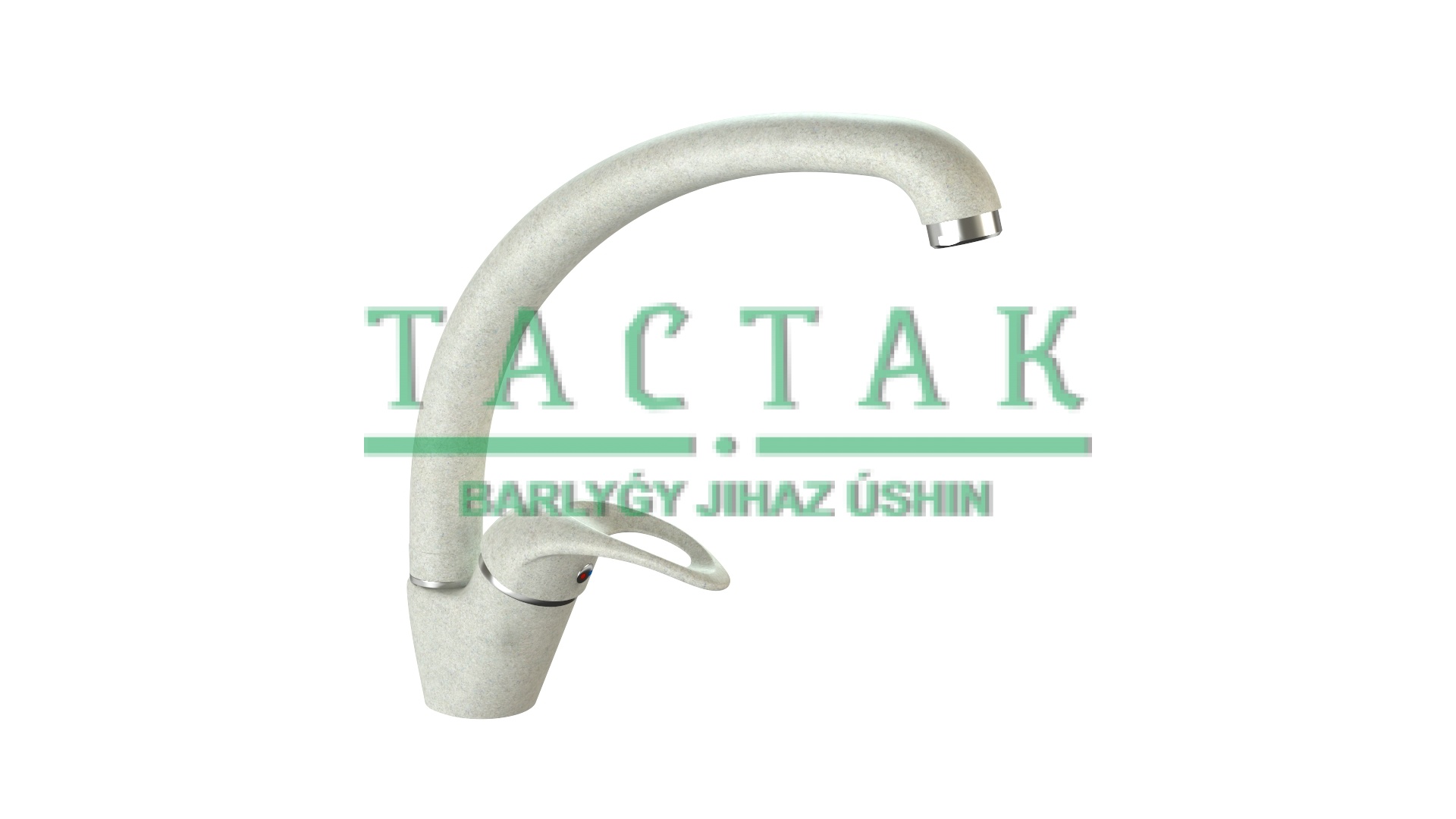 Смеситель матовый КМ008/Q15 (бел.гранит). Карельский камень