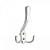 Крючок 2405А мат хром большой