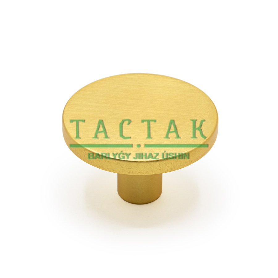 Ручка-кнопка COMO BIG, 0168041Z28, матовое золото, D41 мм, Viefe