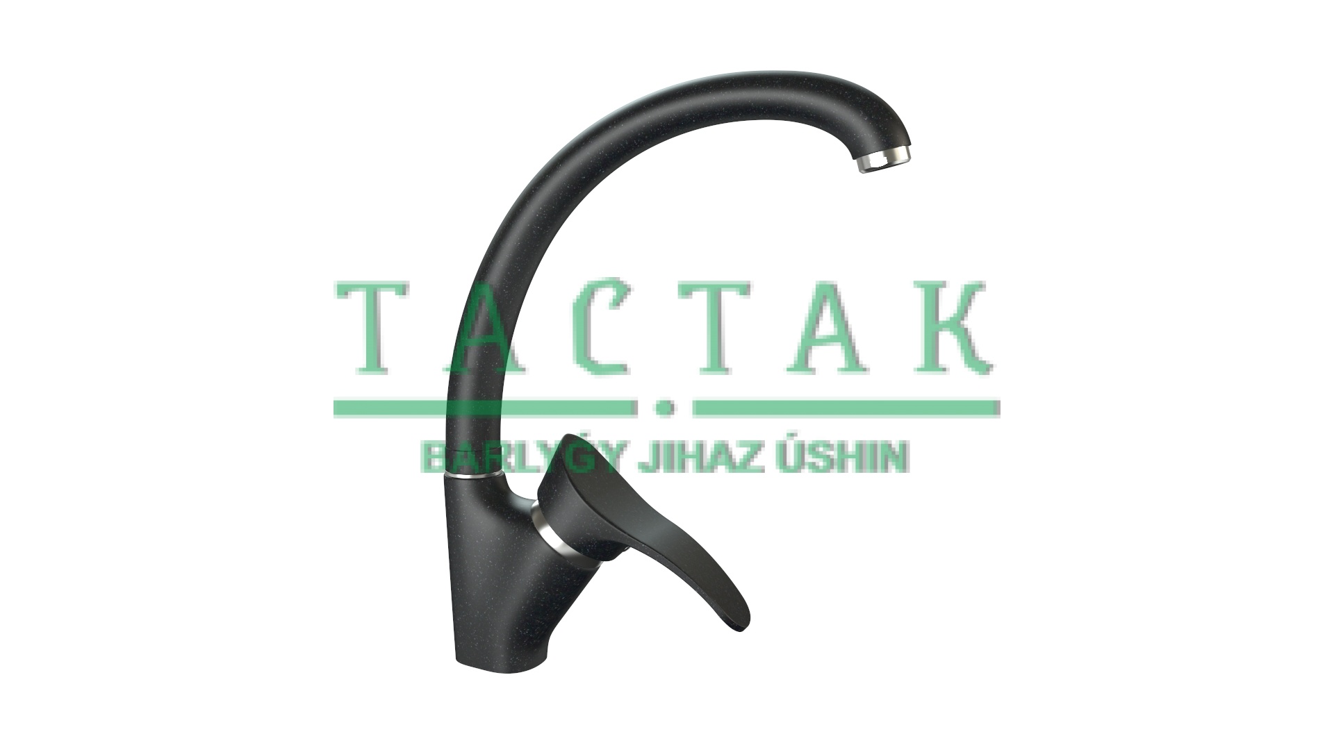 Смеситель матовый КМ009/Q4 (черн). Карельский камень