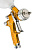 PROLT-GTE10-14-Gravity gun and cup industriel Краскораспылитель малярный