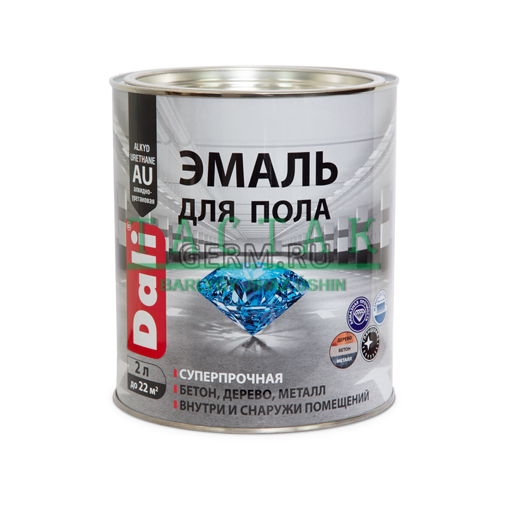 "DALI" Эмаль для пола, серый RAL7040, 0,8л.