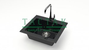 Мойка глян. из икс.камня Z35Q4 (черный)