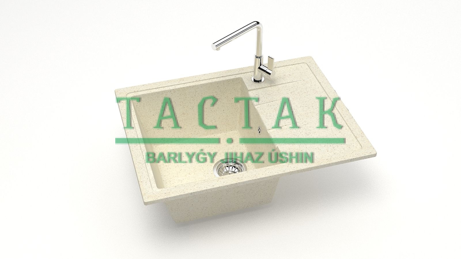 Мойка мат. Модель 150/Q2 (беж). карел. камень ZETT led.