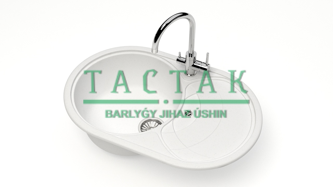 Мойка мат.Модель 33/Q1 (бел.лед) карел.камень ZETT lab.