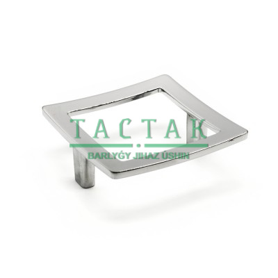 Ручка-кнопка Vintage Frame 11.3730.38 хром 64, 74х74 мм, Metakor