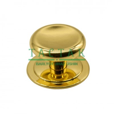 Ручка-кнопка Aruba 15.4144.44 золото, D40/Н29, с основанием, Metakor