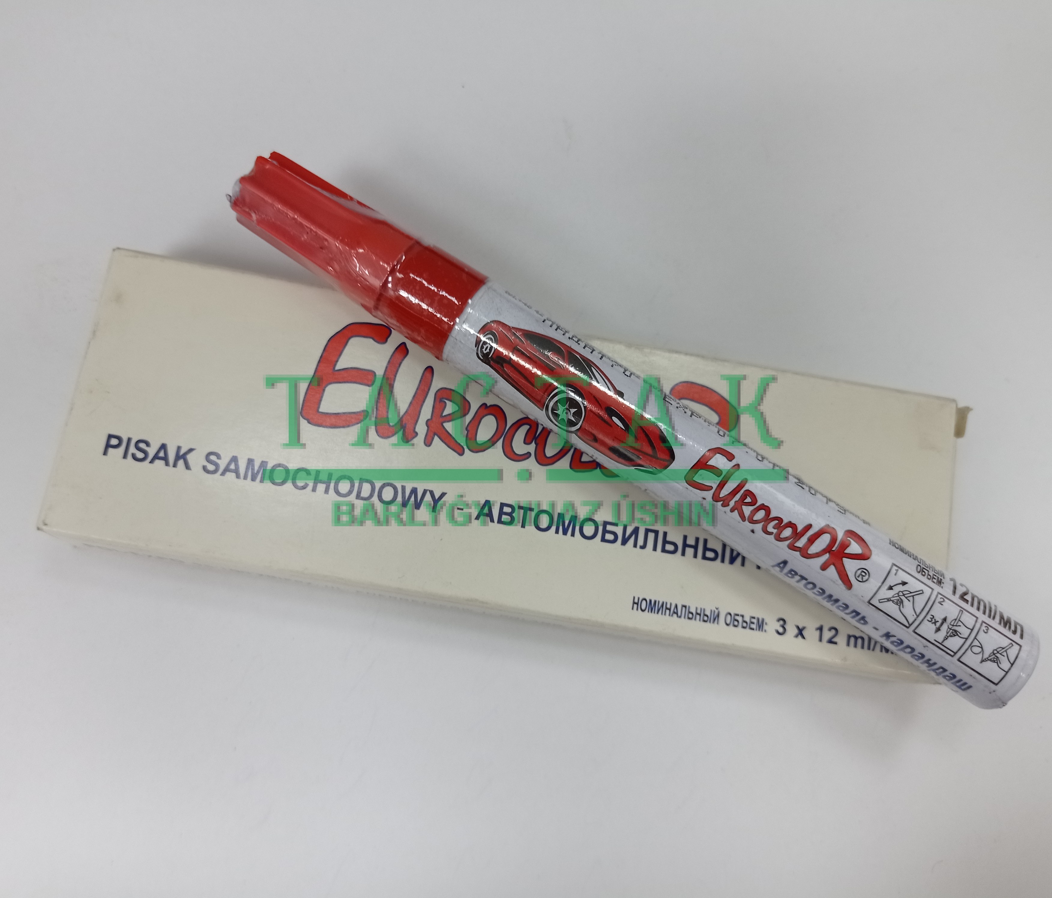 EUROCOLOR Автокарандаш Toyota 040 белый