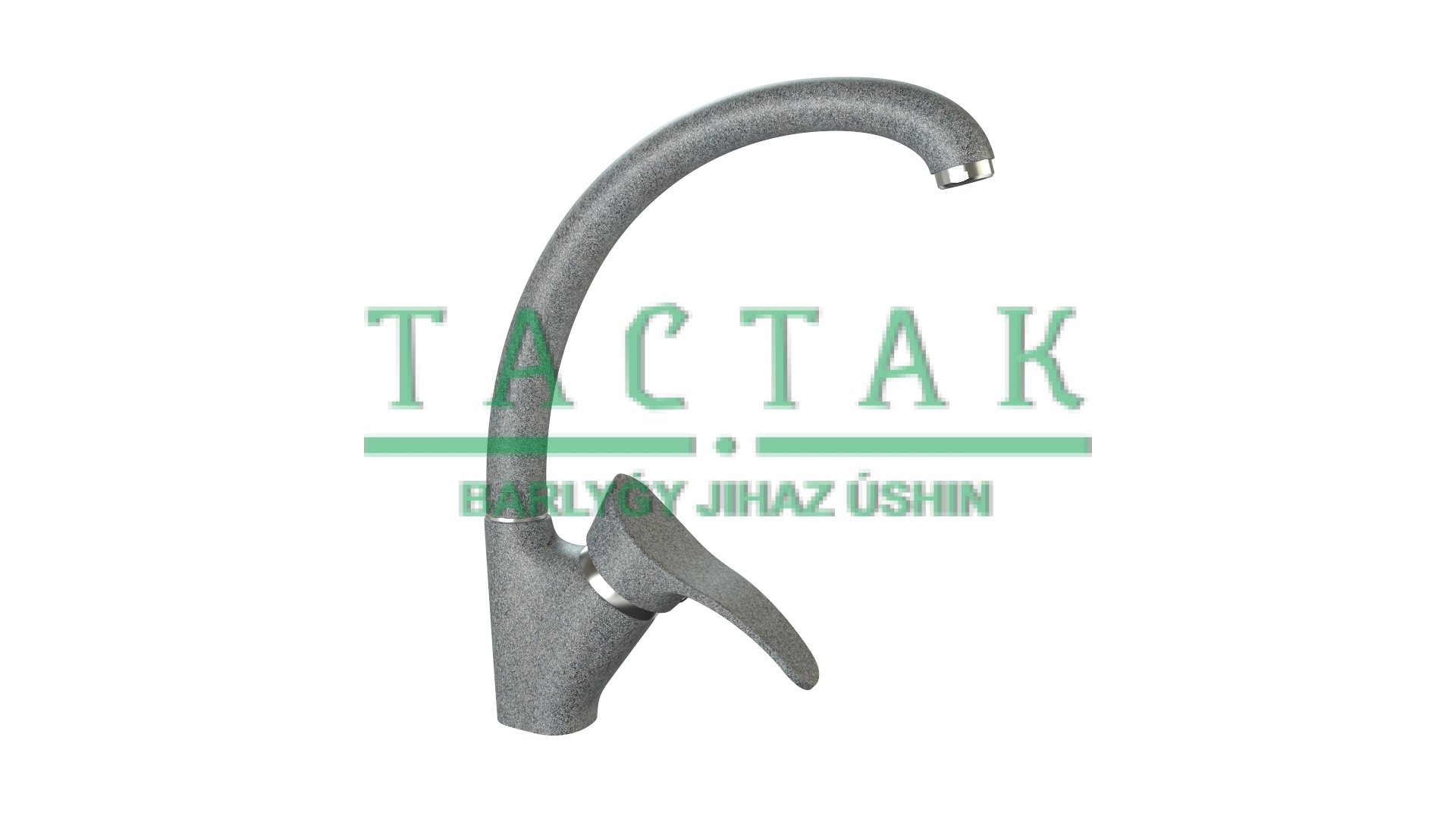 Смеситель матовый КМ009/Q8 (тем.сер). Карельский камень