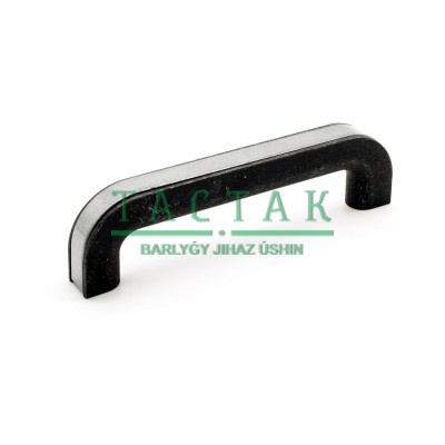 Ручка-скоба Sandwich 19.3980.53.58 чугун/глянцевое олово, 128, Metakor