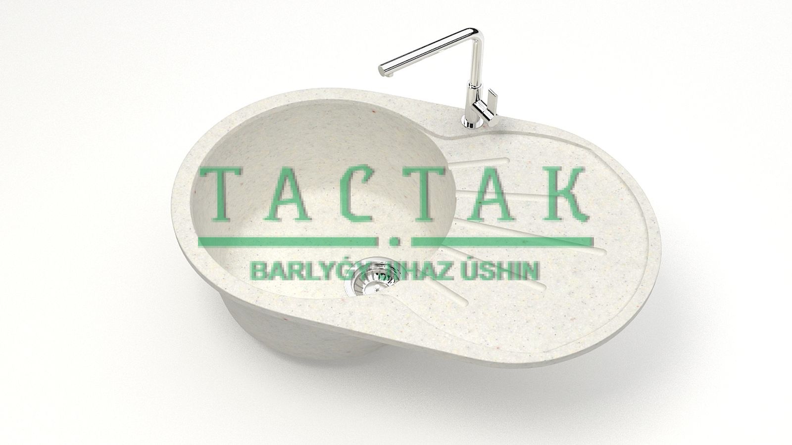 Мойка мат. Модель 110/Q7 (хлопок). карел. камень ZETT led.