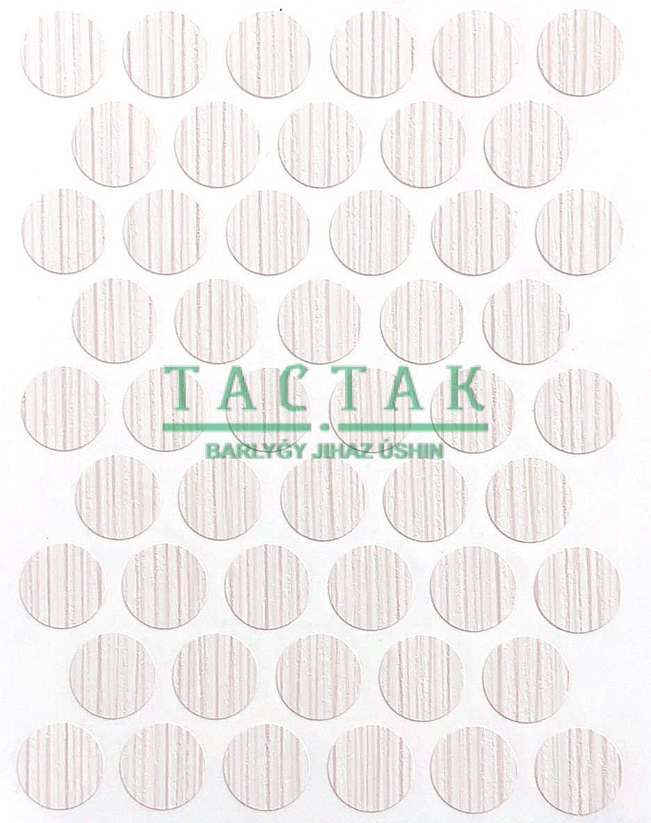 Заглушка  самокл. D14 (1л=40шт)   А-1424  Freze  Crem WEISS