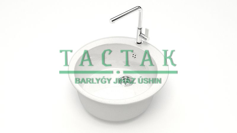 Мойка глян. из икс.камня Z510Q1 (белый лёд)