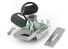 805 Замок без сверления на 2 стекла (20)