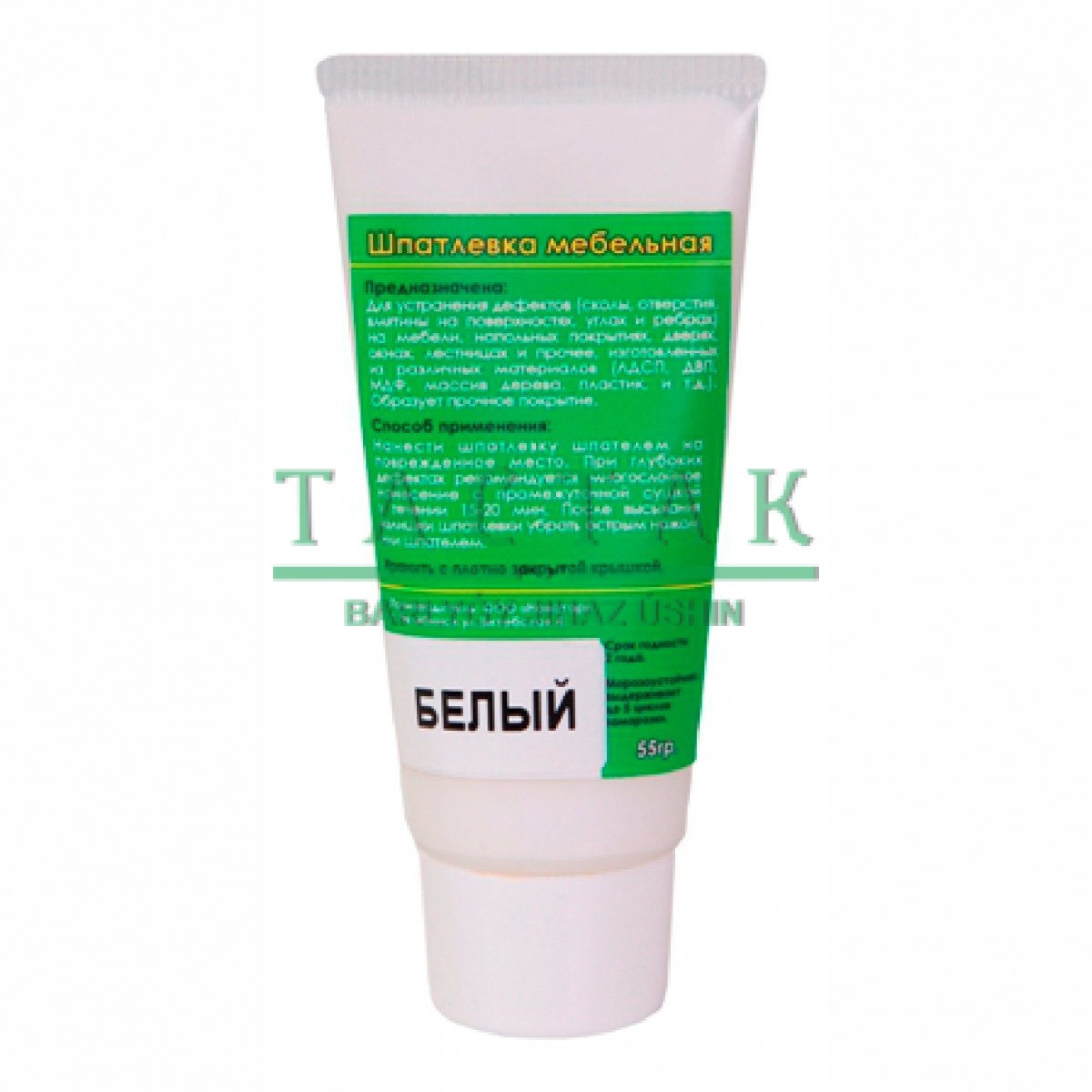 Шпатлевка мебельная, цвет БЕЛЫЙ