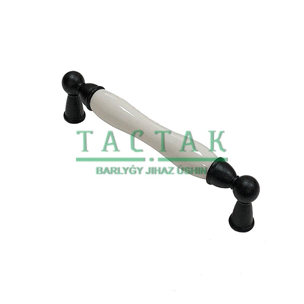 1075Ручка 128мм 85 Черный-белый