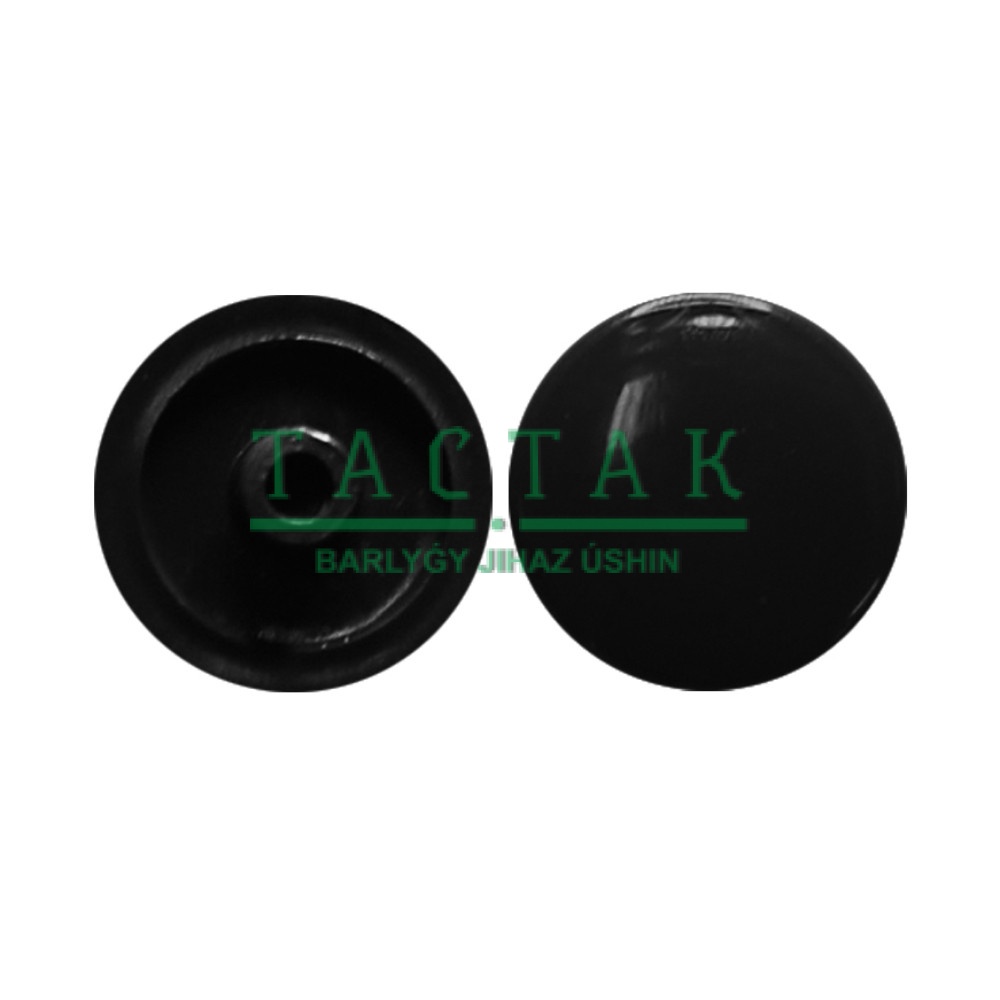 Заглушки головки винта черная №12