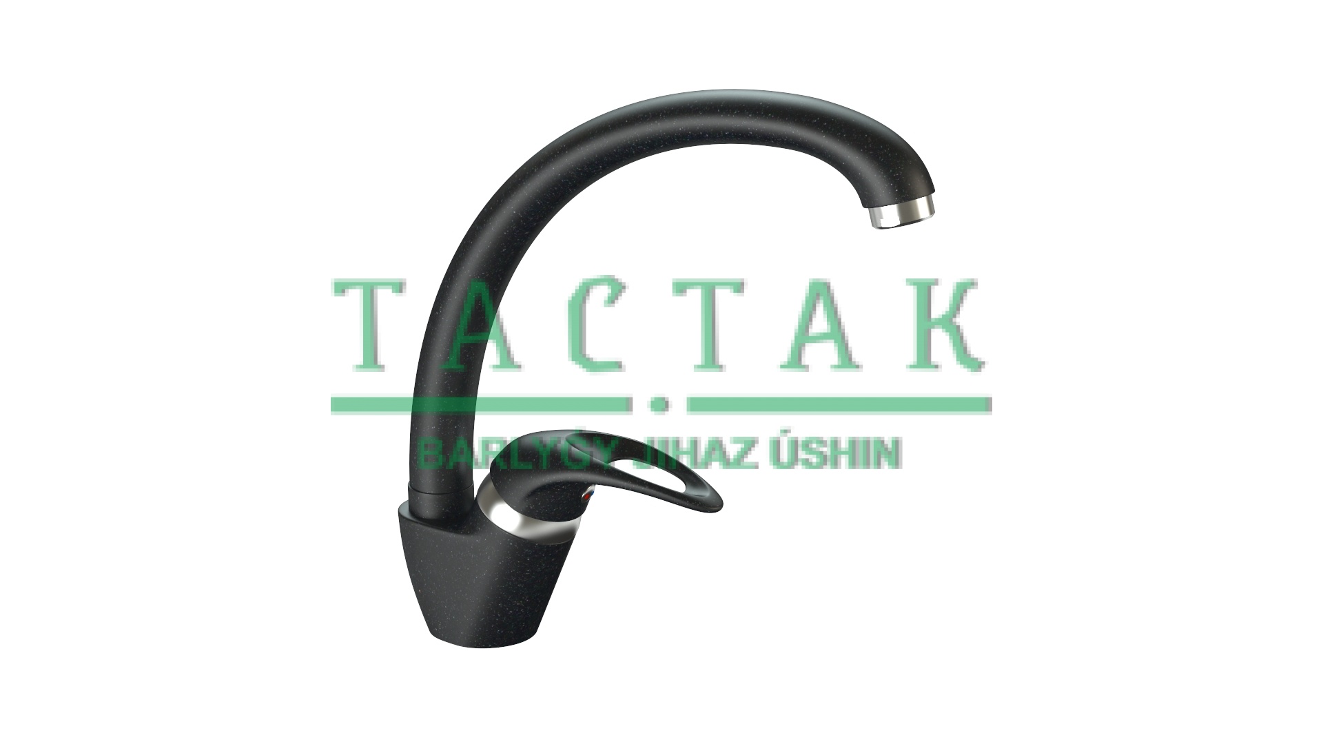 Смеситель матовый КМ003/Q4 (черн). Карельский камень