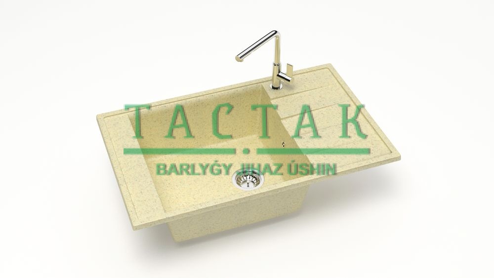 Мойка мат.из иск.камня Модель 29/Q3 (беж.фреш.) 