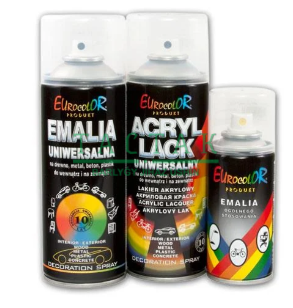 EUROCOLOR Эмаль 400 мл блестящая