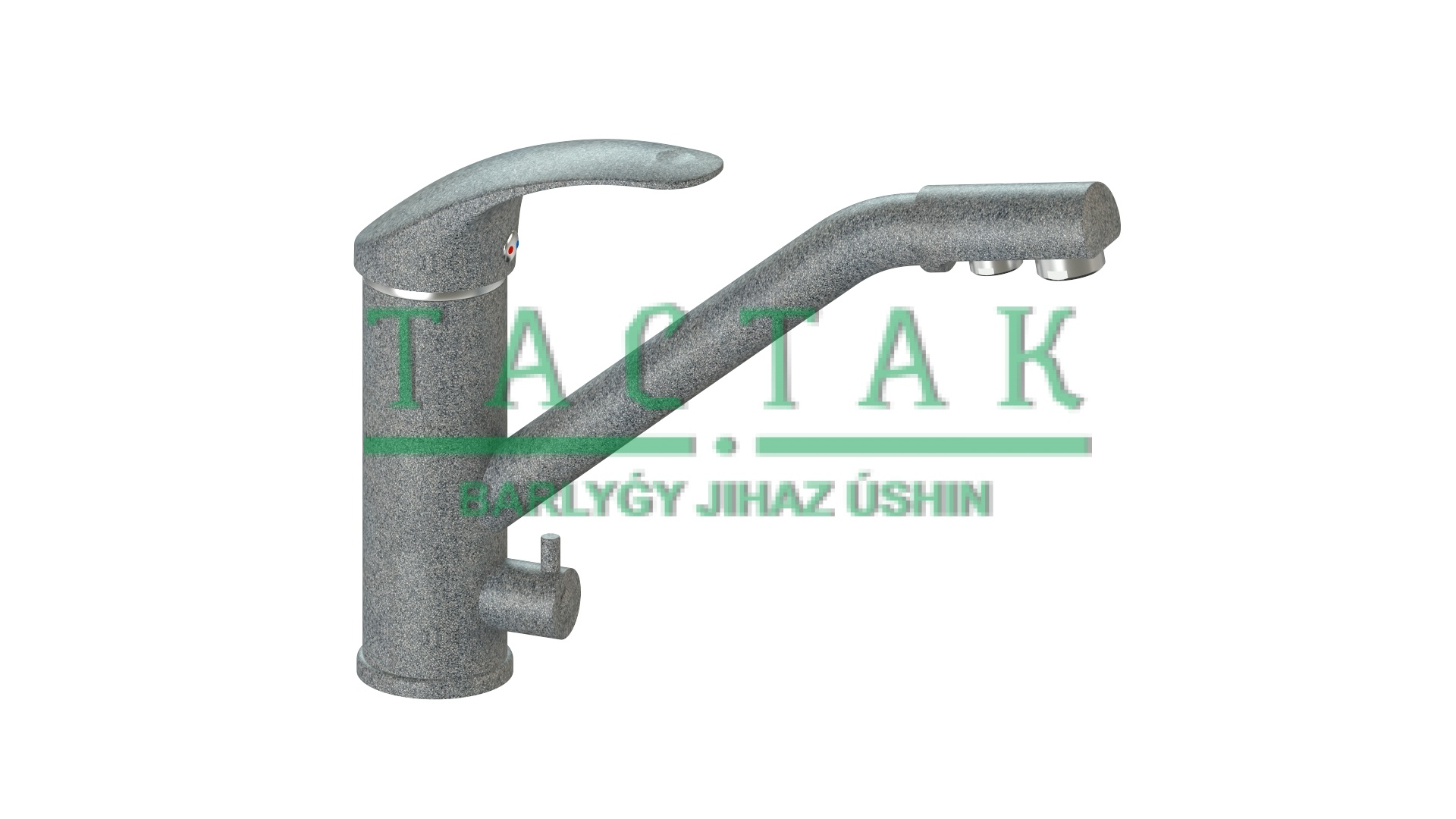 Смеситель матовый КМ010/Q8 (тем.сер). Карельский камень