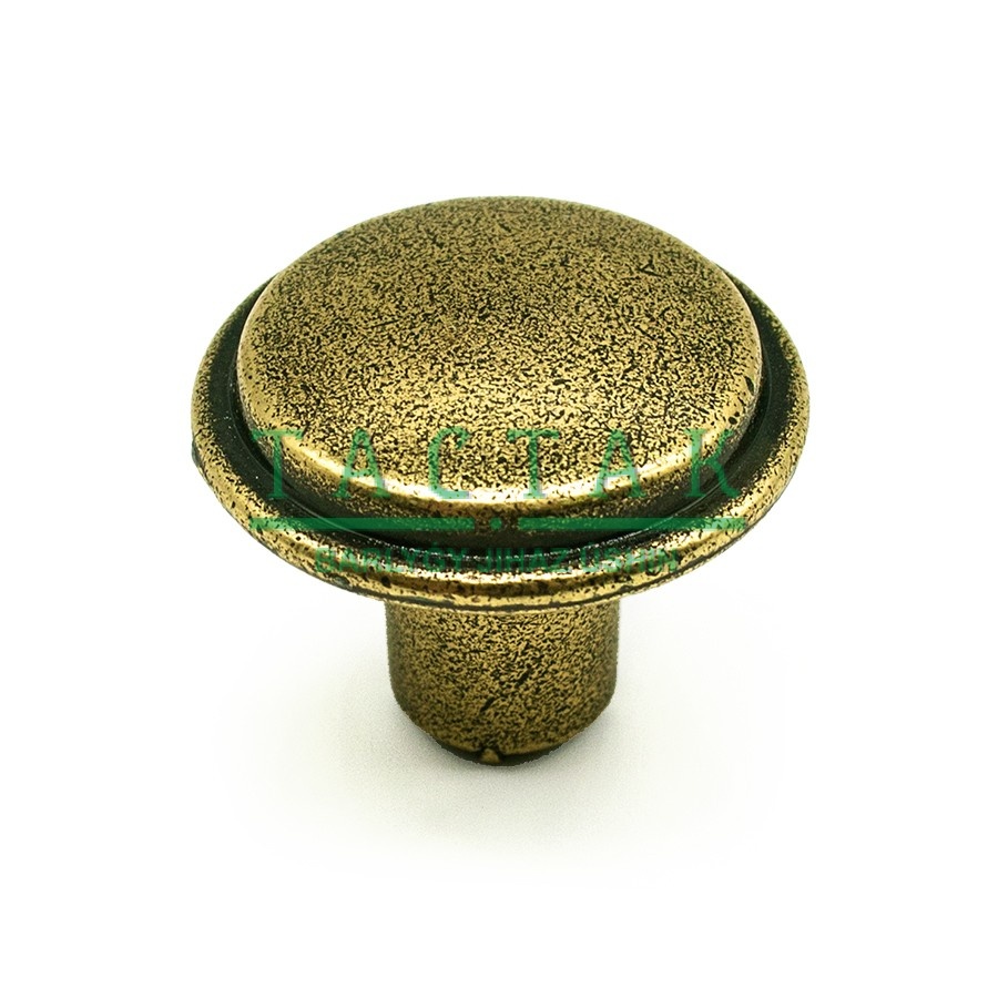 Ручка-кнопка 11.6430.68 бронза, без основания, D30, Metakor