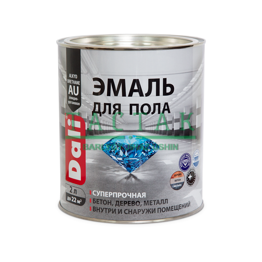 "DALI" Эмаль для пола, серый RAL7040, 2л.
