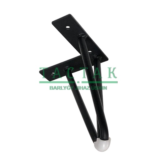 08F3-10-150BL Ножка 150 мм черный