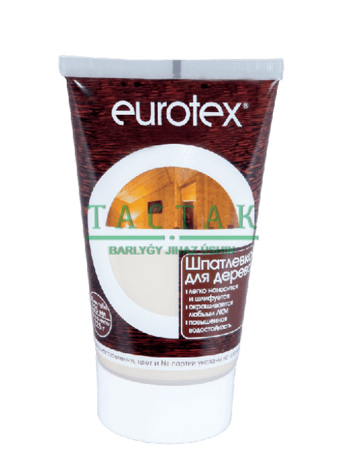 "EUROTEX" (шпатлевка для дерева) лиственница 0,225 кг